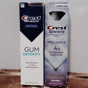 Crest Pro-Health Gum Detoxify / Crest 3D White Brilliance Toothpaste